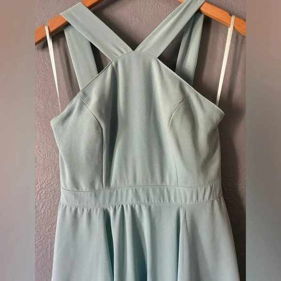 Lulu’s, cross back, teal, polyester, strappy, size small - Picture 12 of 12